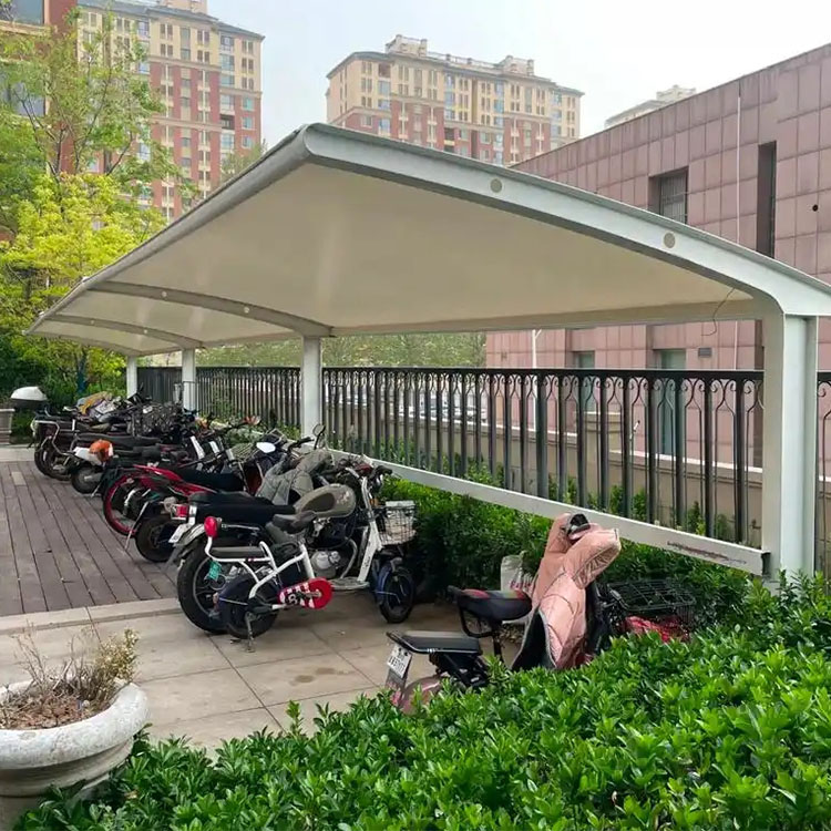 平顶山膜结构电动车棚